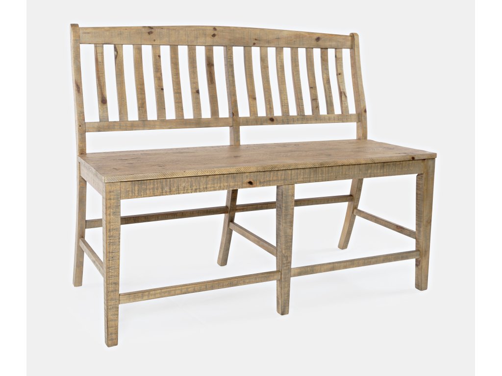 Carlyle Crossing Slatback Counter Bench - image 1