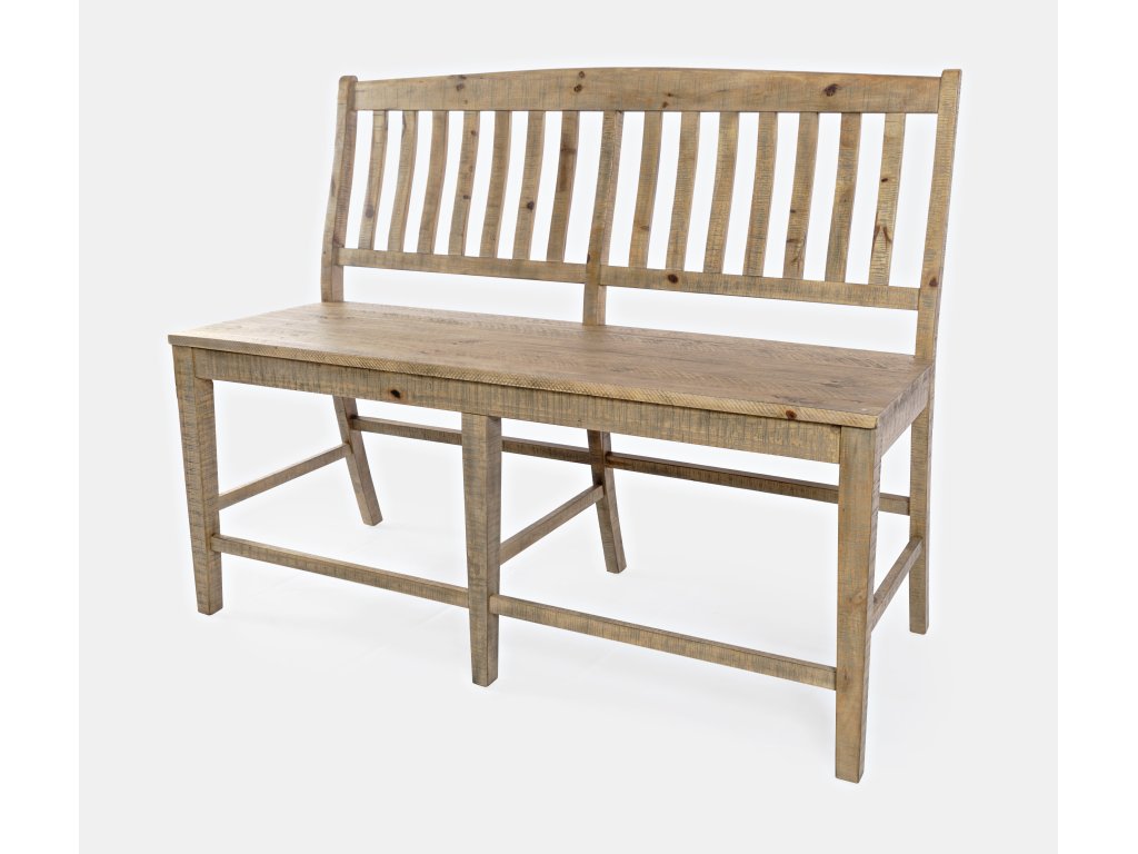 Carlyle Crossing Slatback Counter Bench - image 2