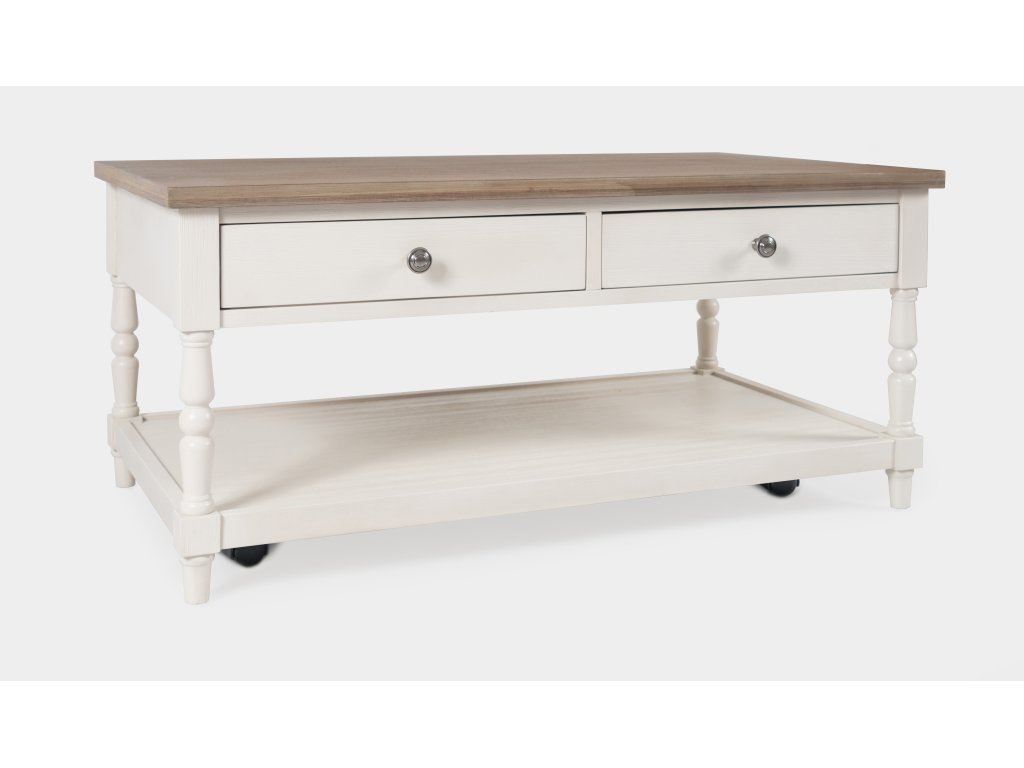 Grafton Farms 2 Drawer Coffee Table - image 1