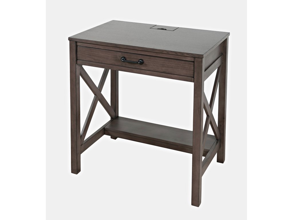 Hobson Power Desk - Grey - image 3