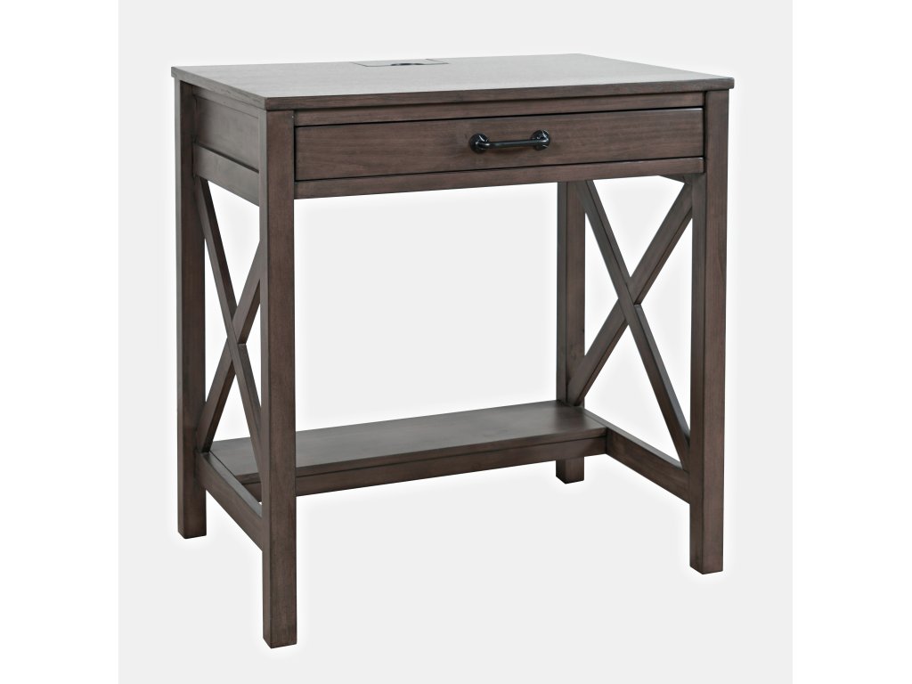 Hobson Power Desk - Grey - image 2