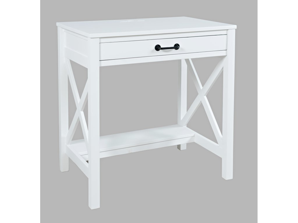 Hobson Power Desk - White - image 2