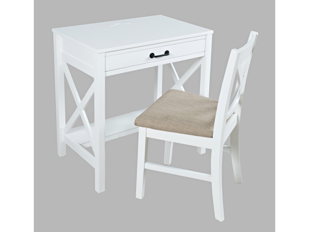 Hobson Power Desk - White - image 1