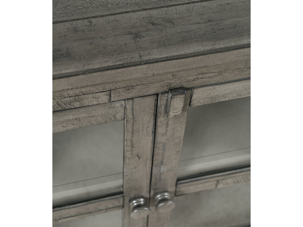 Rustic Shore 4 Door Low Accent Cabinet - KD - image 2