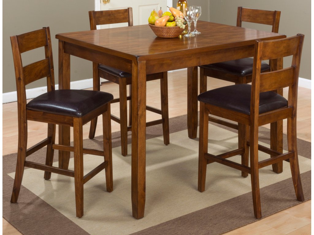 Plantation 5 Pack - Counter Table with (4) Stools - main image