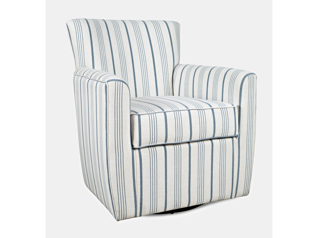 Blakely Swivel Accent Chair - Blue - main image