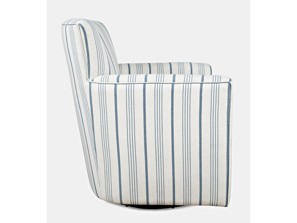 Blakely Swivel Accent Chair - Blue - image 1