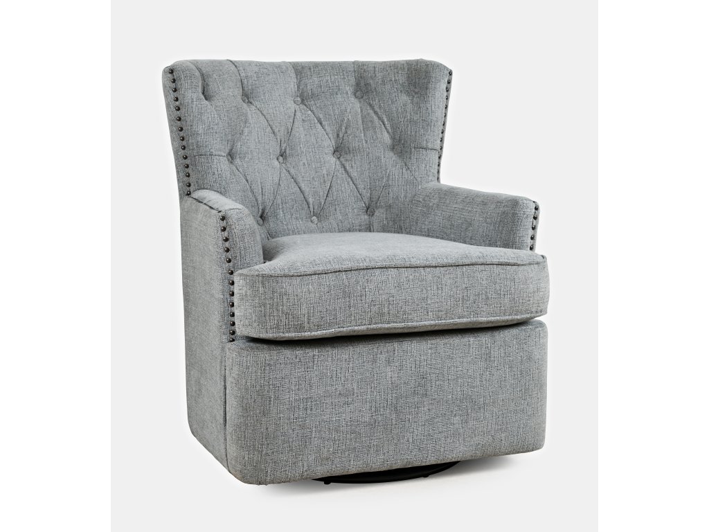 Bryson Swivel Accent Chair - Ash - main image
