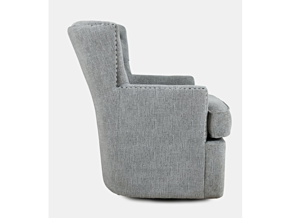 Bryson Swivel Accent Chair - Ash - image 1