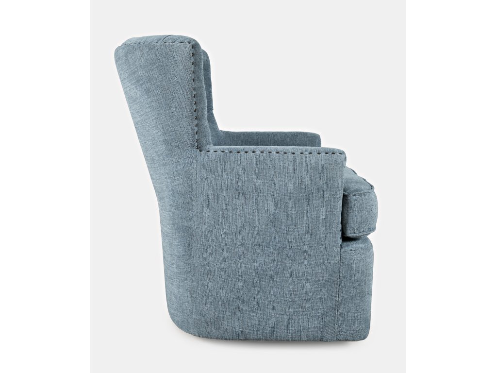 Bryson Swivel Accent Chair - Blue - image 2