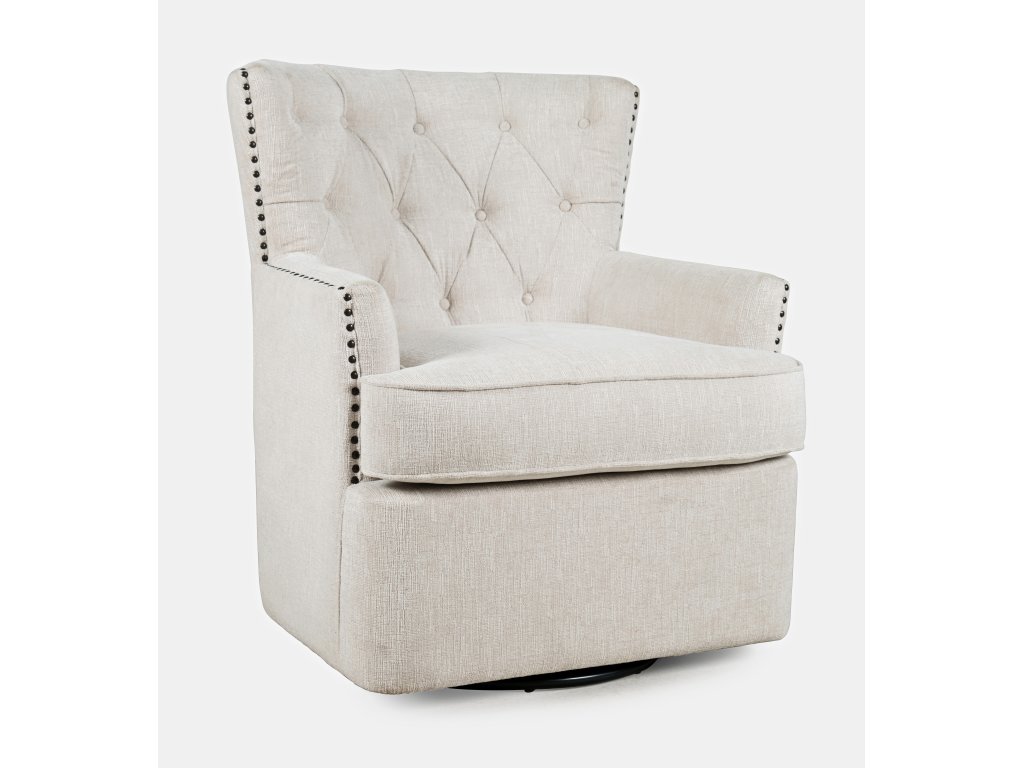 Bryson Swivel Accent Chair - Oat - main image