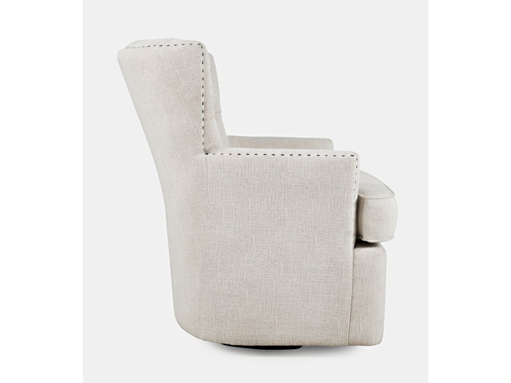 Bryson Swivel Accent Chair - Oat - image 1