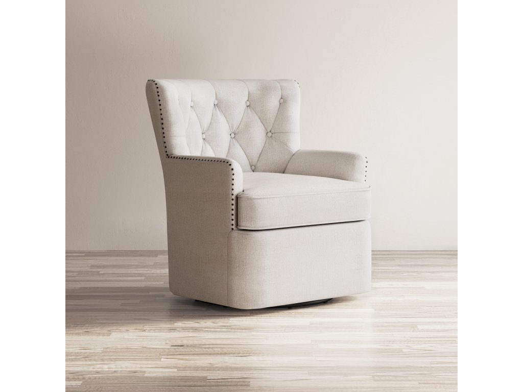 Bryson Swivel Accent Chair - Oat - image 3