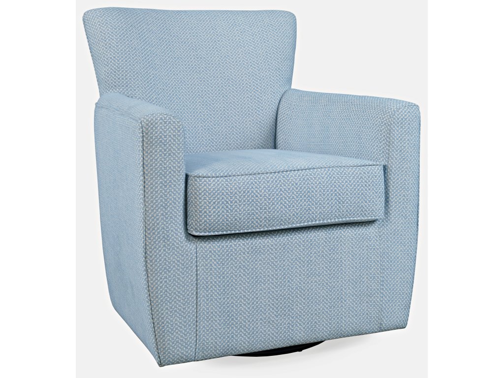 Harper Swivel Accent Chair - Sky - main image