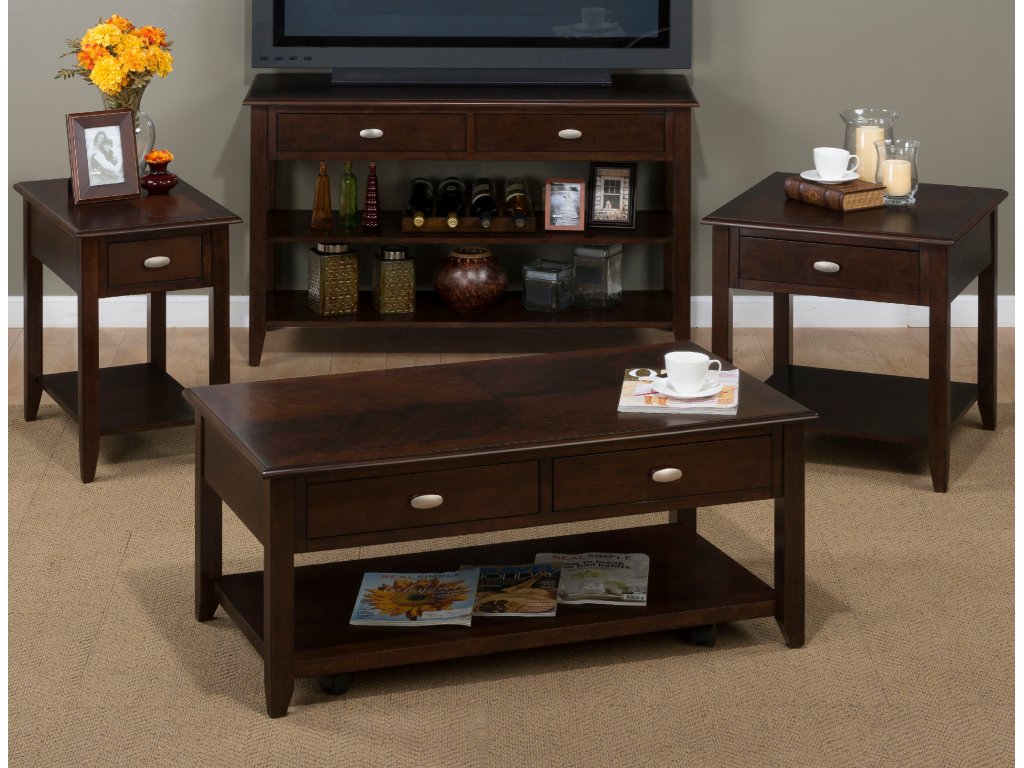End Table - Merlot - image 1