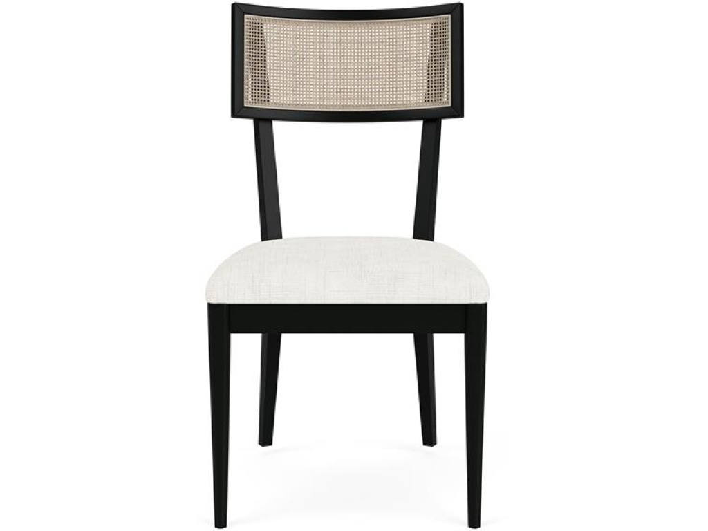 Cane Upholstered Side Chair - image 2