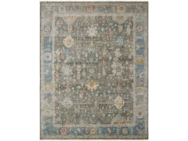 Amalfi Charcoal Grey/Antique Indigo