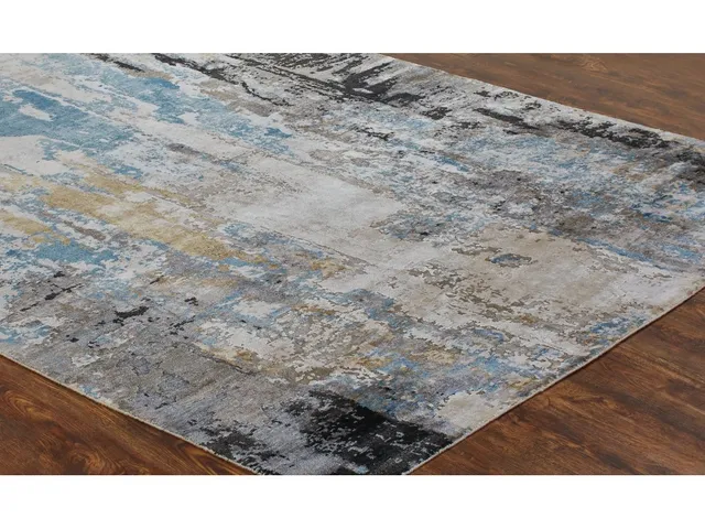 Juno Greys/Azure Abstract - Alternative View