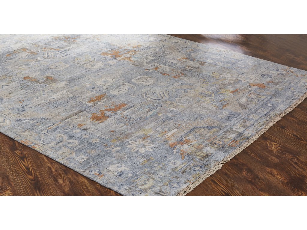 Khotan Vintage Blues/Rust - image 1
