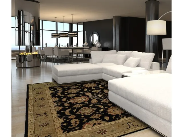 Oushak Black/Camel - Alternative View