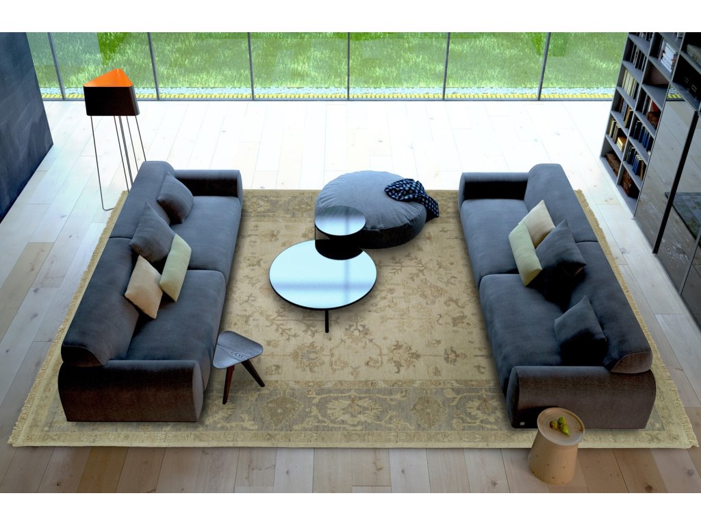 Oushak Ivory / Spa Blue - image 3