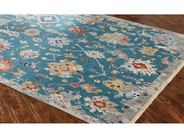 Soumak Chroma Teal/Multi - Alternative View