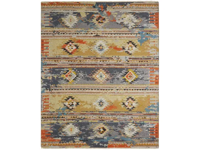Soumak Chroma Goldenrod/Grey/Multi
