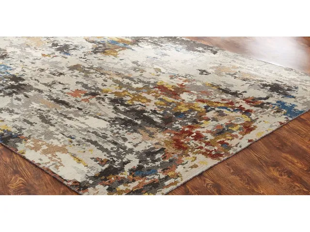 Soumak Modern Ivory Multi - Alternative View