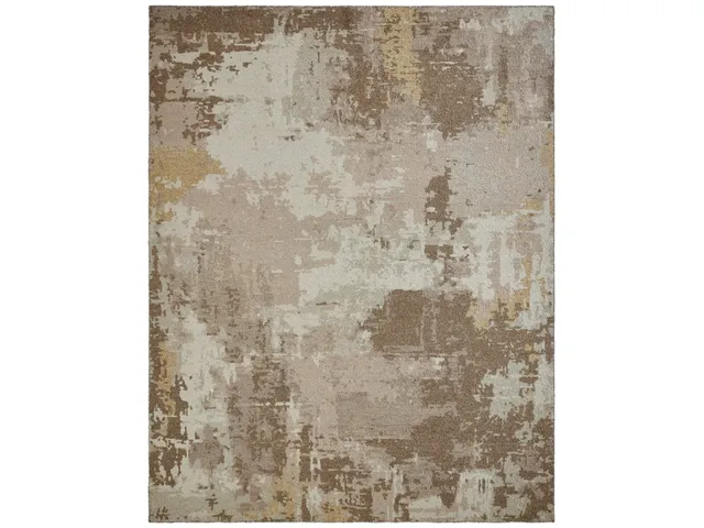Soumak Modern Mocha/Peach Abstract
