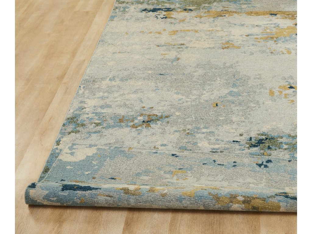 Soumak Modern Coastal Blues Abstract - image 3