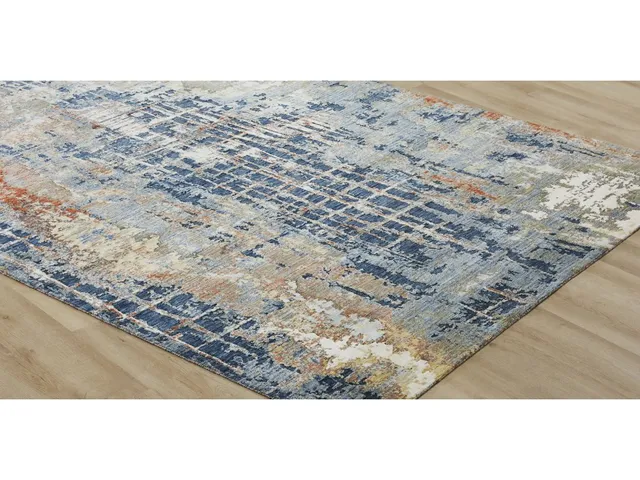 Ventura Denim/Rust/Chambray Abstract - Alternative View