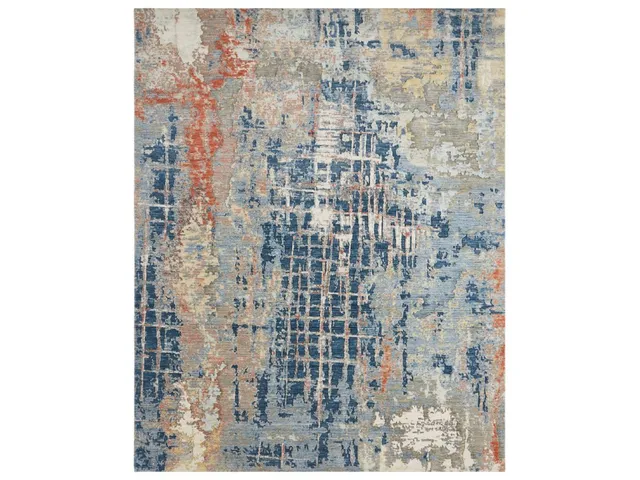 Ventura Denim/Rust/Chambray Abstract