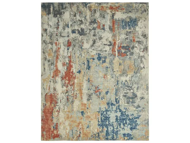 Ventura Rust/Blues/Multi Abstract