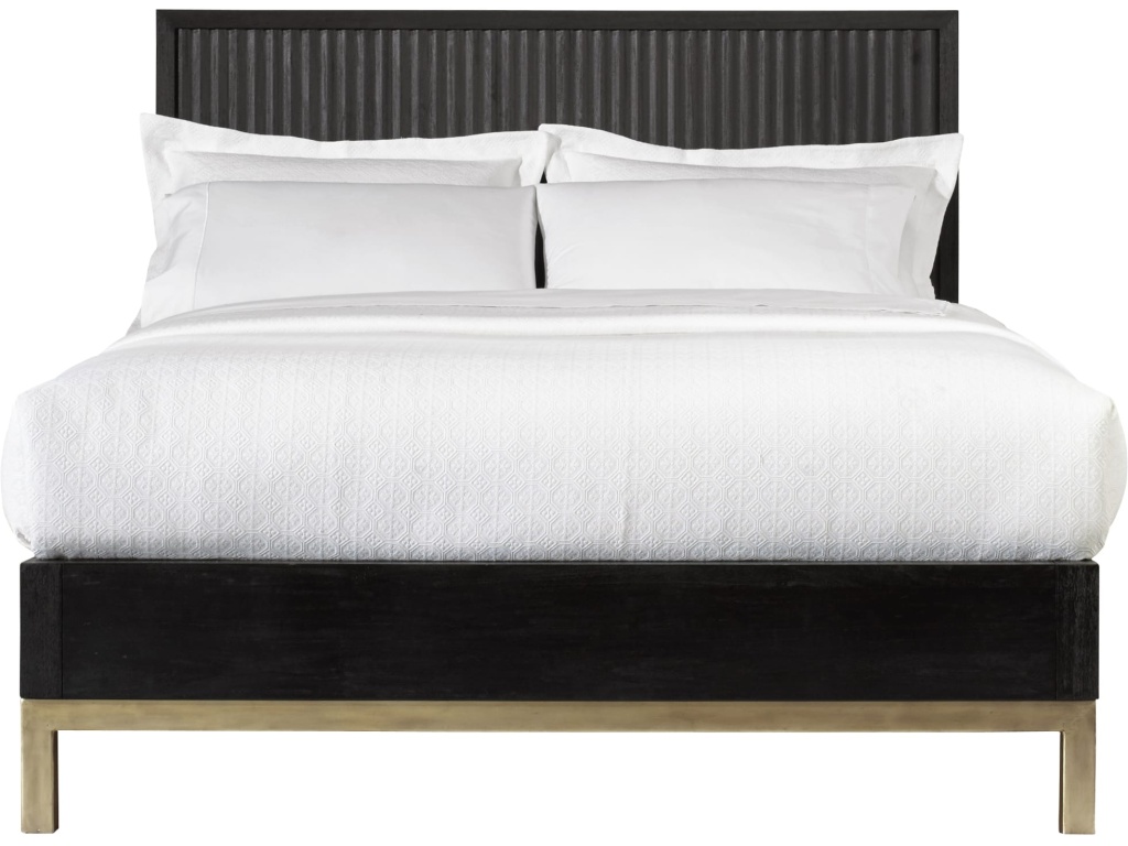 Kentfield Solid Wood Platform Bed in Black Drifted Oak - image 2
