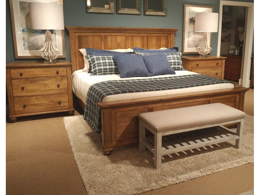 King Panel Bed - main image