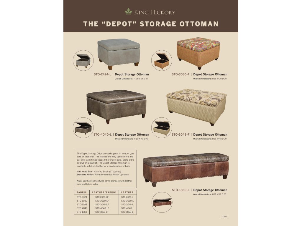 Depot Storage Ottoman - image 1