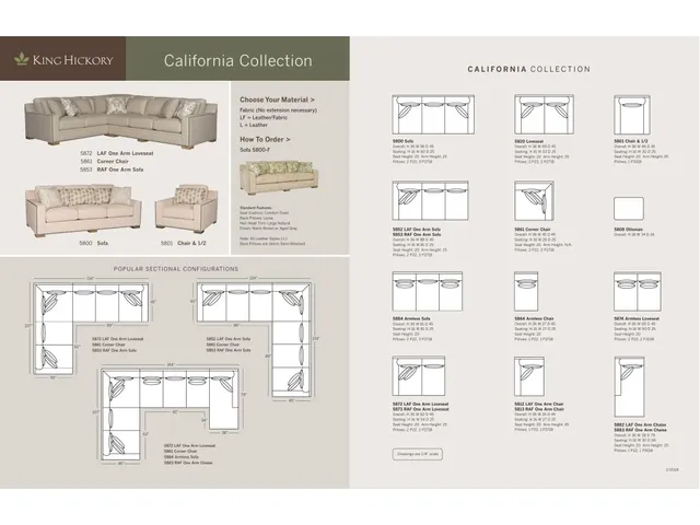 California Raf One Arm Sofa - Alternative View