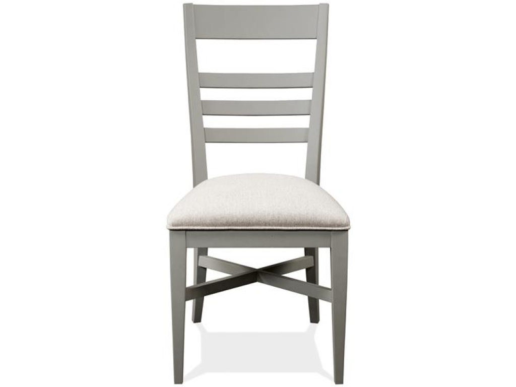 Upholstered Ladderback Side Chair - image 1