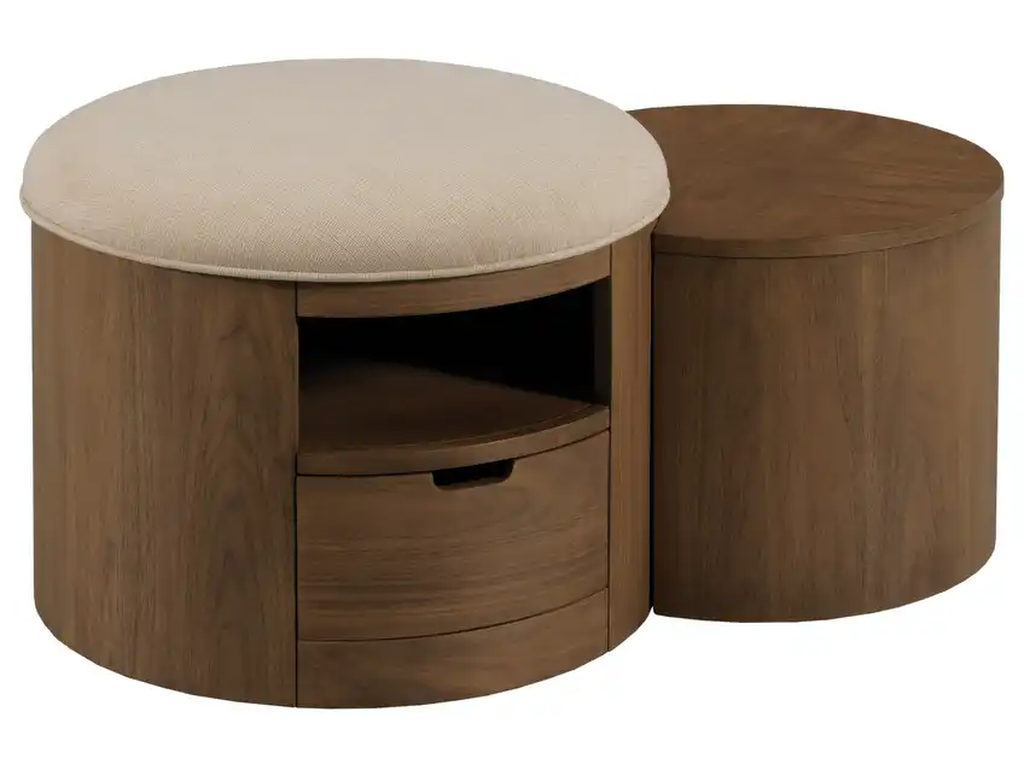 Hidden Treasures Bunching Ottoman Coffee Tables - main image