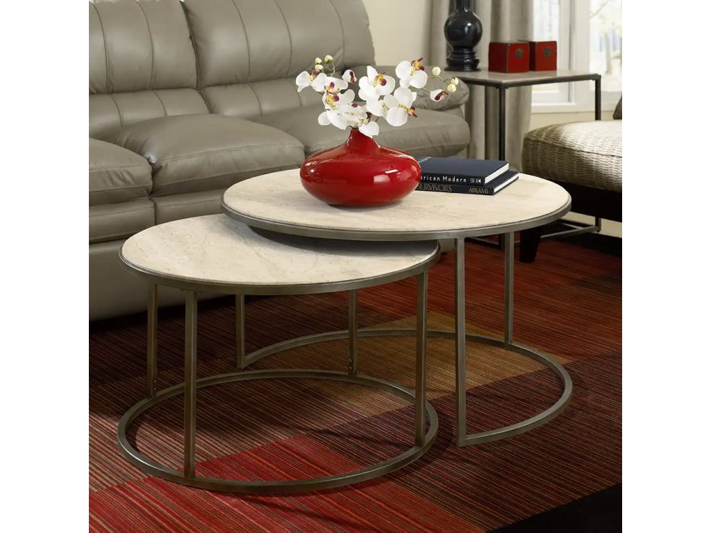 Modern Basics Round Cocktail Table - image 1