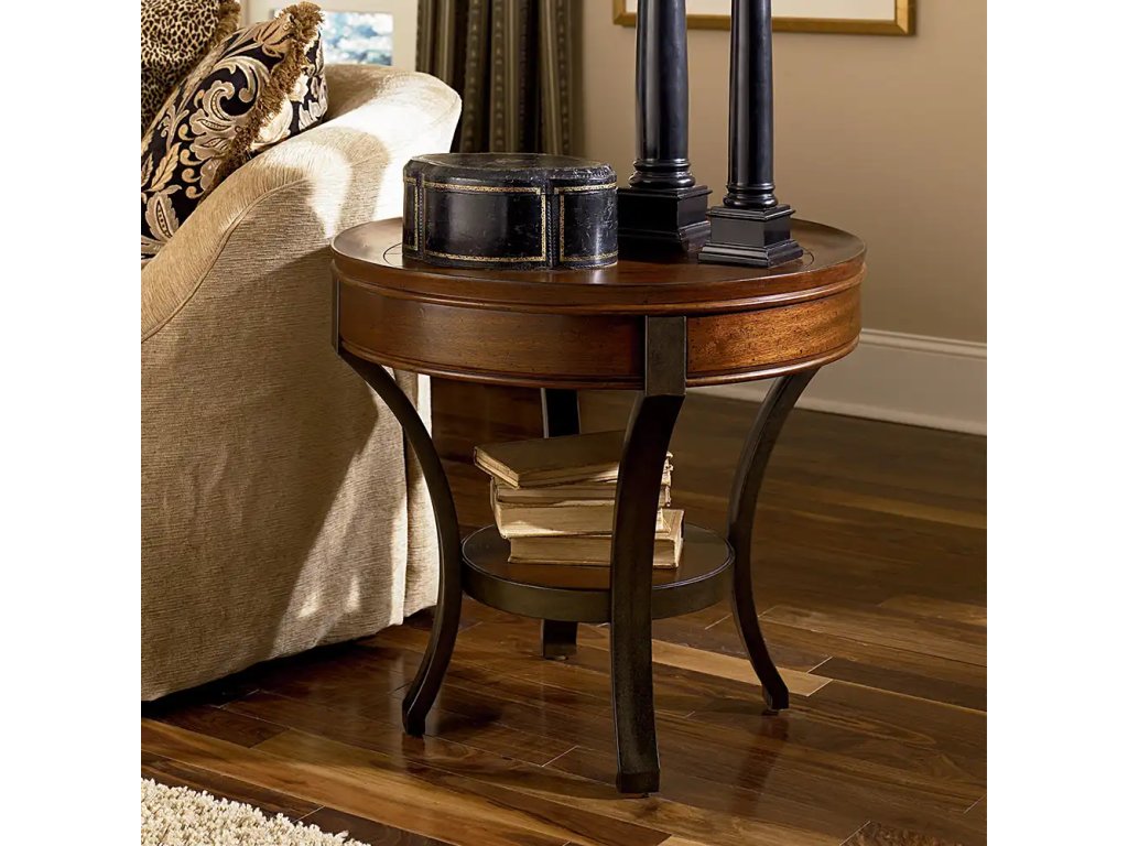 Sunset Valley Round End Table - image 1