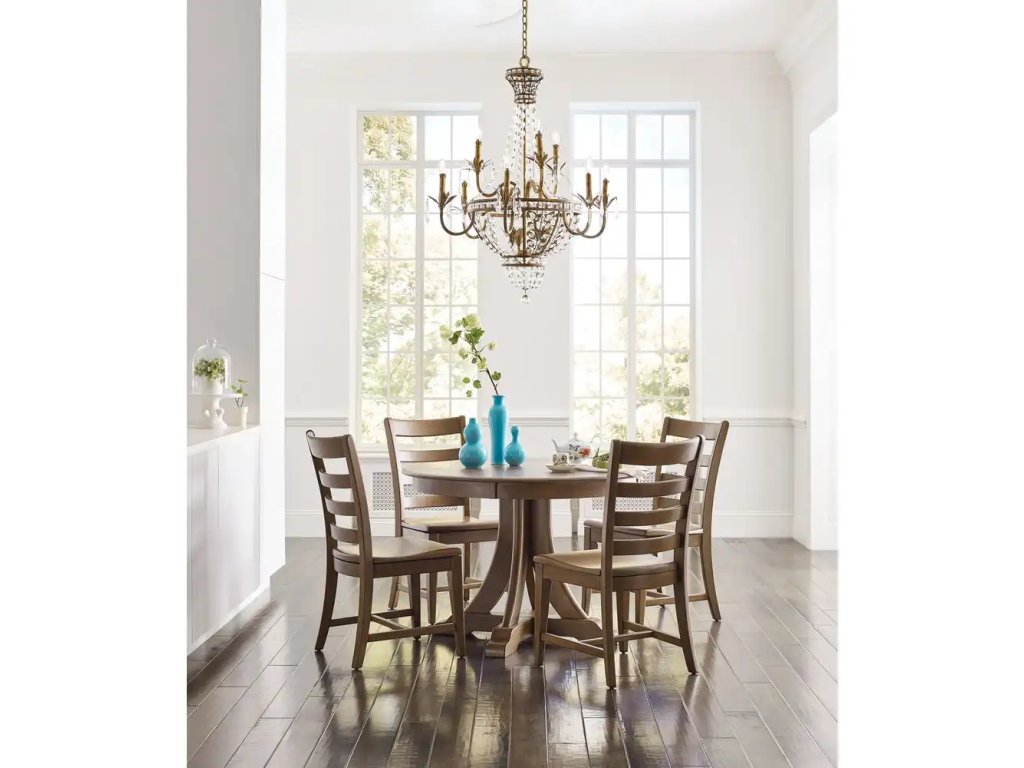 Kafe 44" Round Quad Table, Latte - image 3