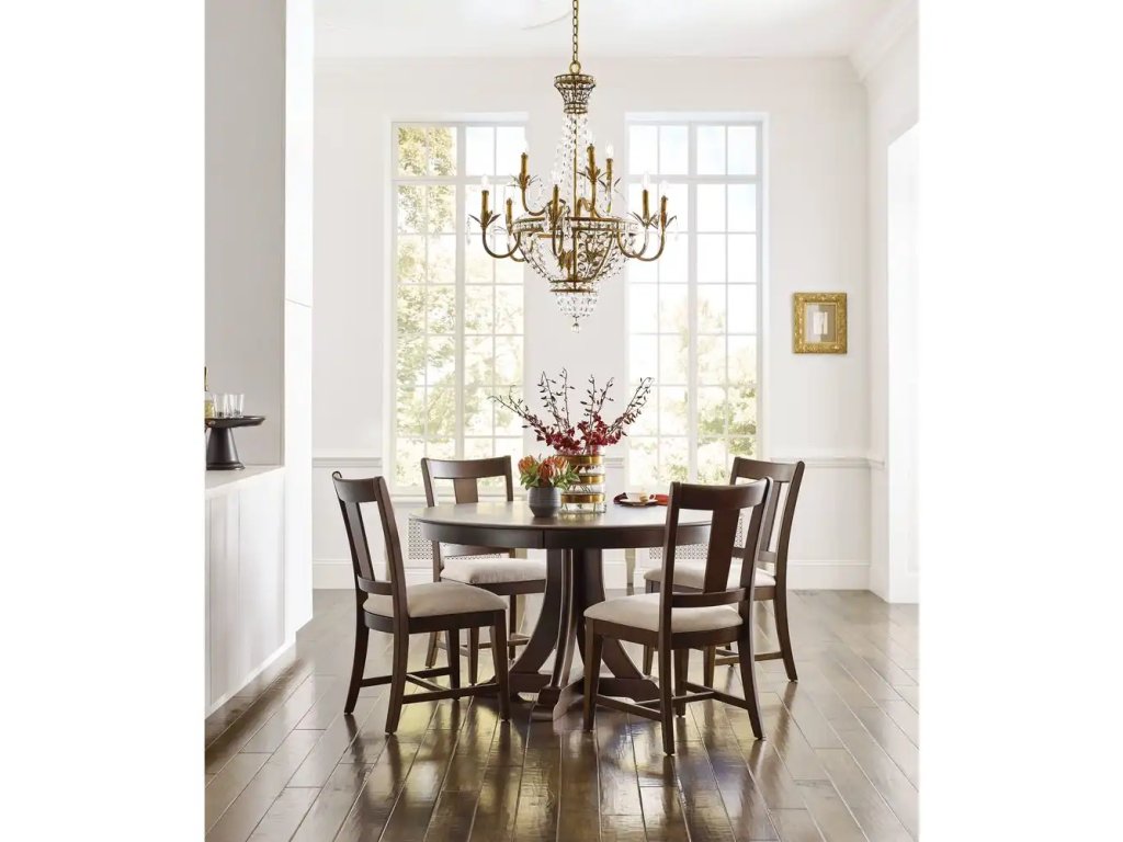 Kafe 44" Round Quad Table, Mocha - image 3