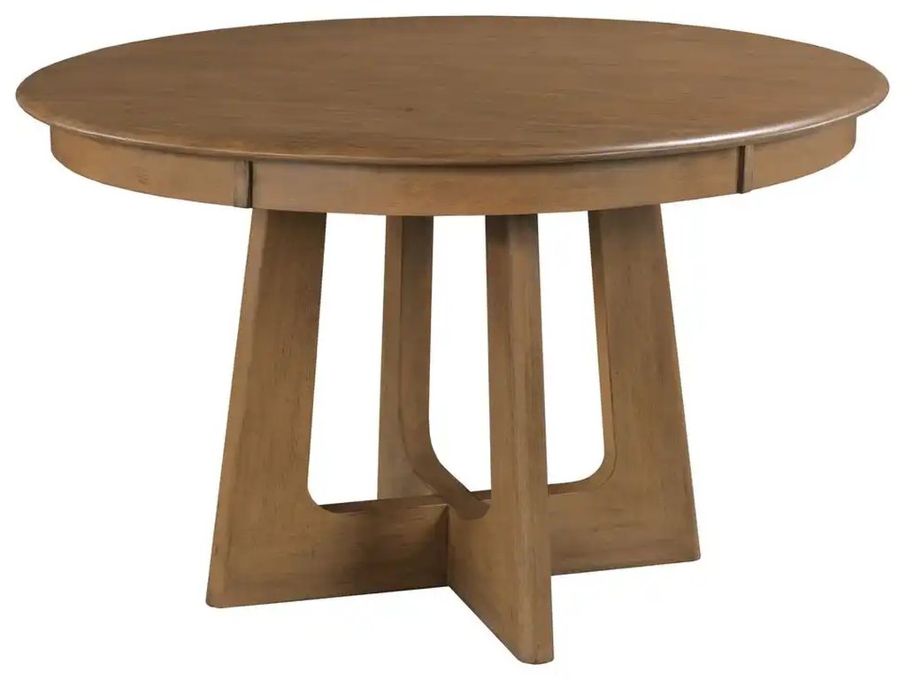 Kafe 54" Round Pedestal Table, Latte - main image