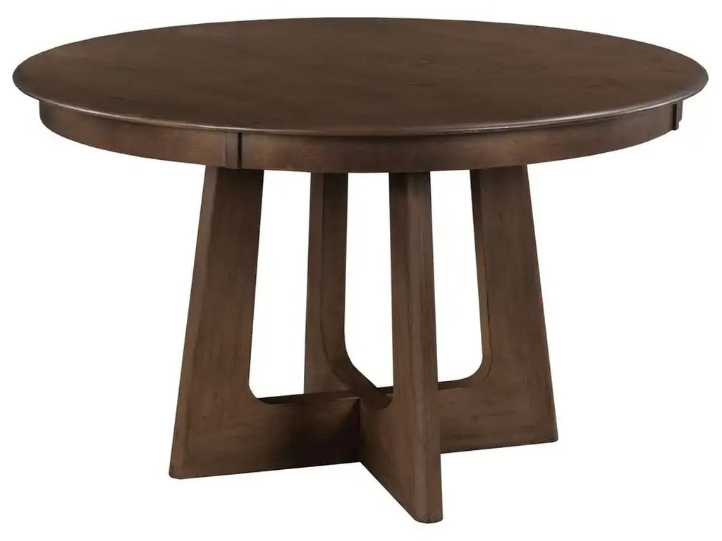 Kafe 54" Round Pedestal Table, Mocha - main image