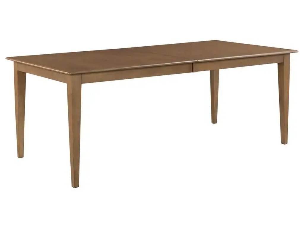 Kafe 80" Rectangular Leg Table, Latte - main image