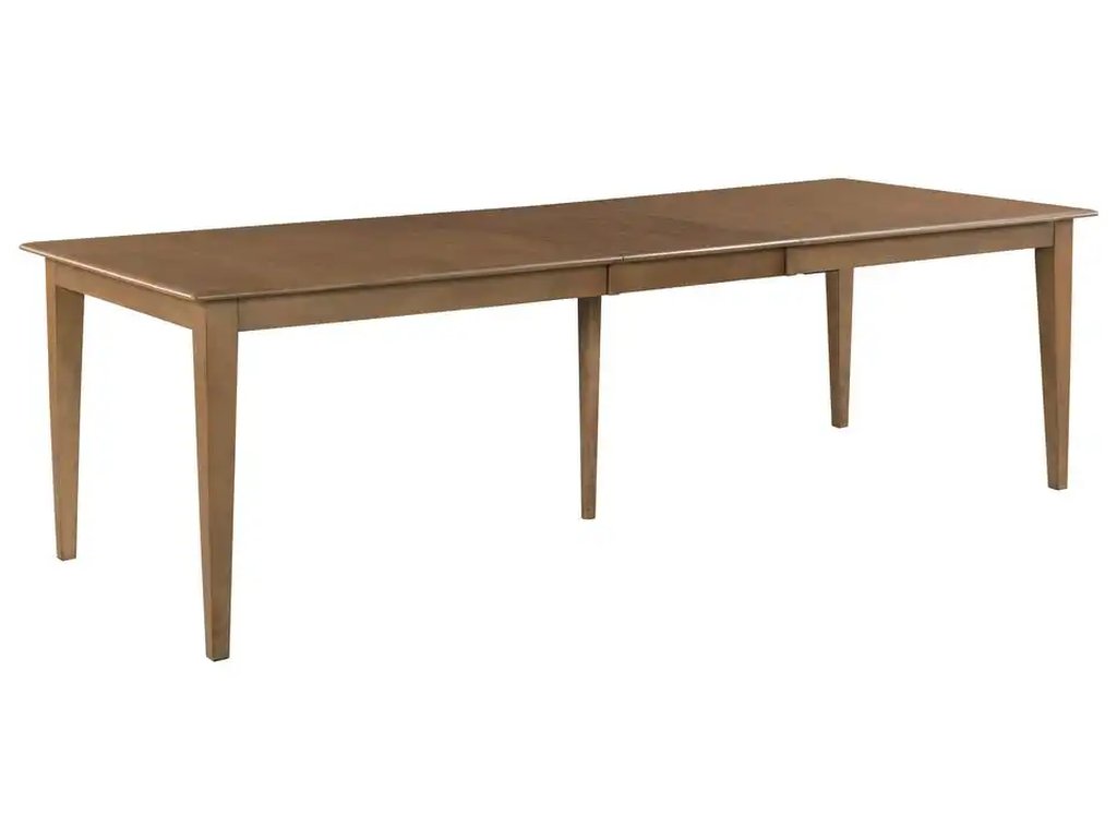 Kafe 80" Rectangular Leg Table, Latte - image 3
