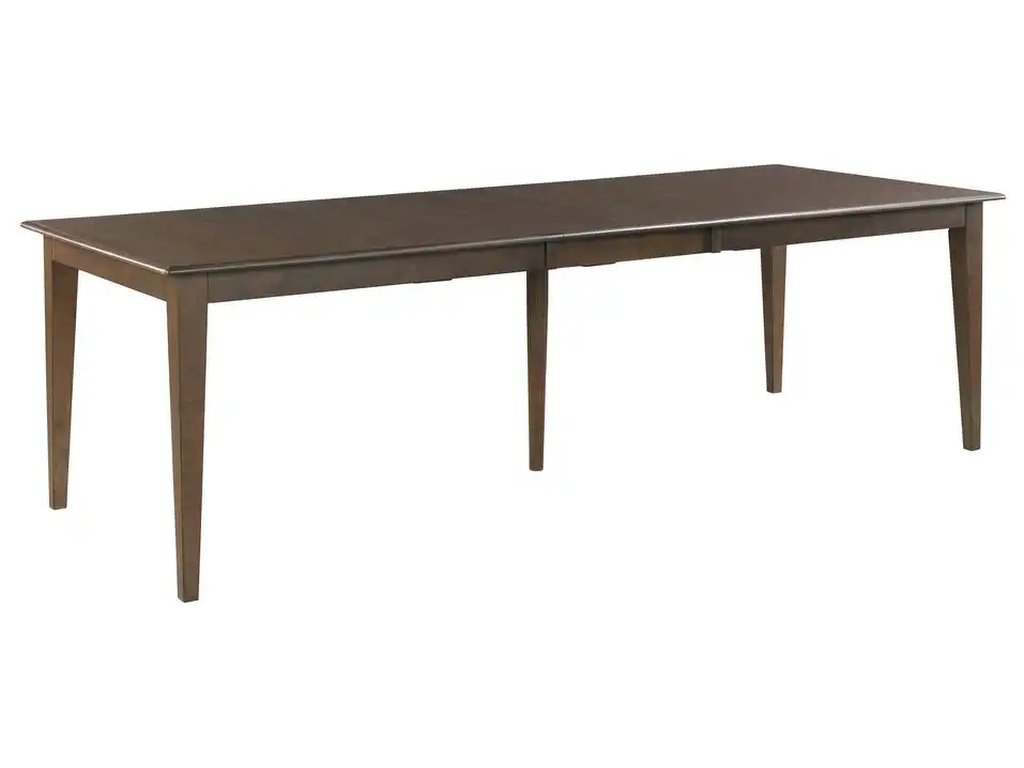 Kafe 80" Rectangular Leg Table, Mocha - image 3