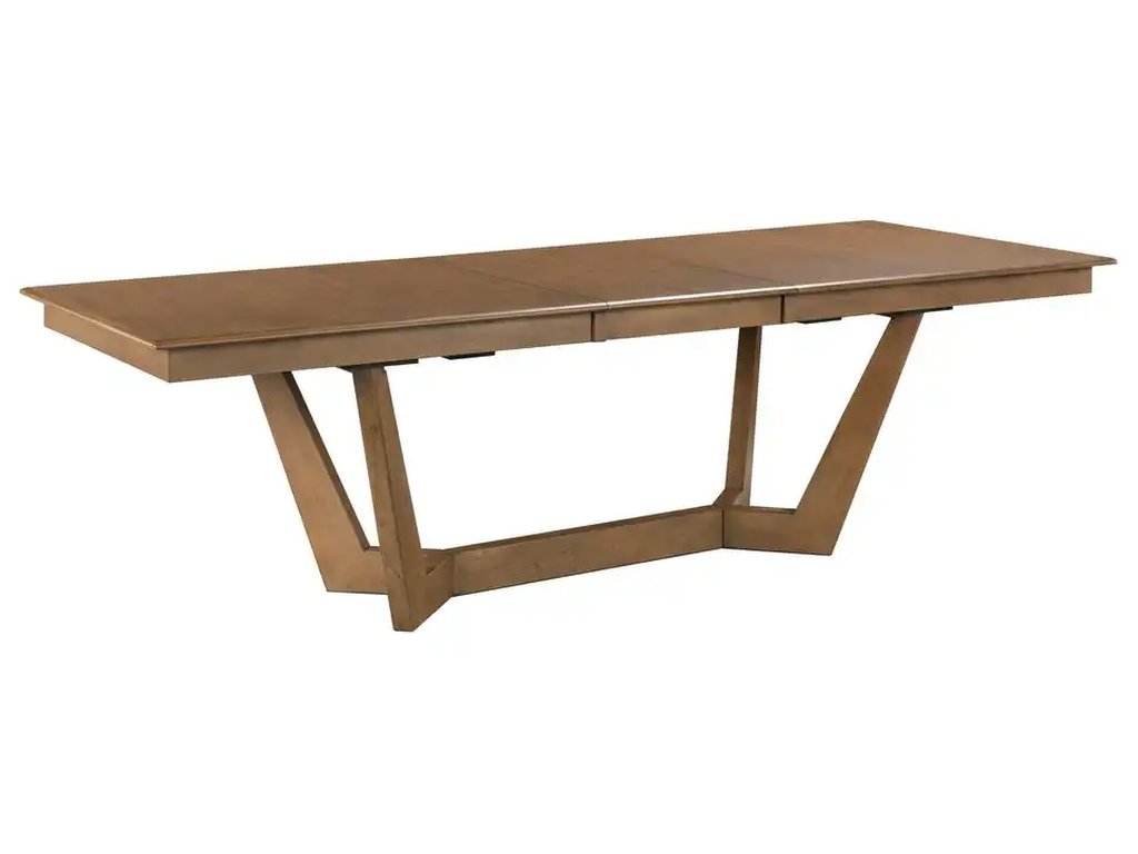 Kafe 80" Rectangular Trestle Table Pkg, Latte - image 3