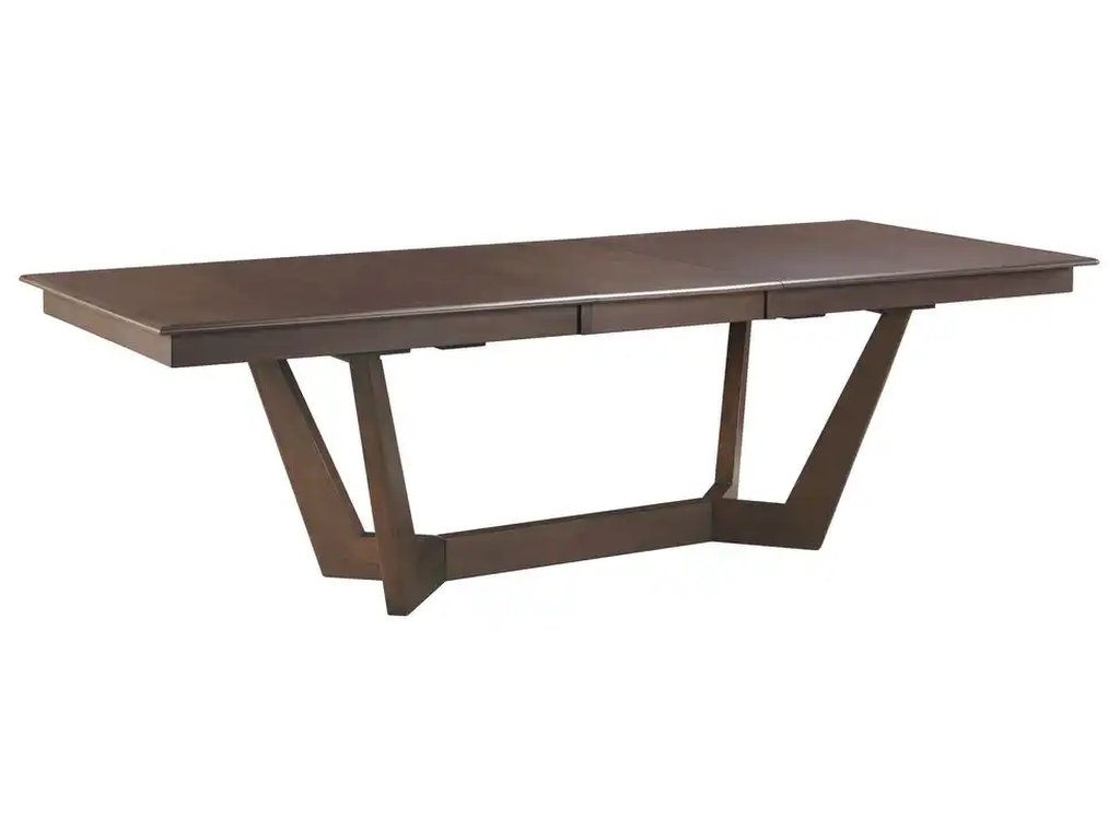 Kafe 80" Rectangular Trestle Table Pkg, Mocha - image 3